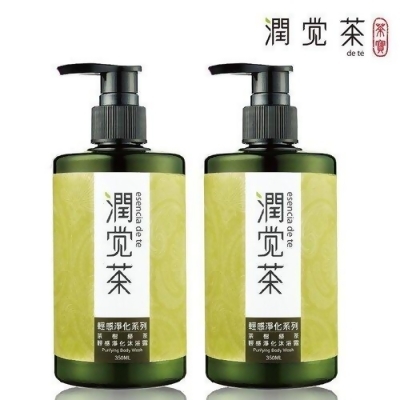 【茶寶 潤覺茶】茶樹綠茶輕感淨化沐浴露350ml(2瓶組) 