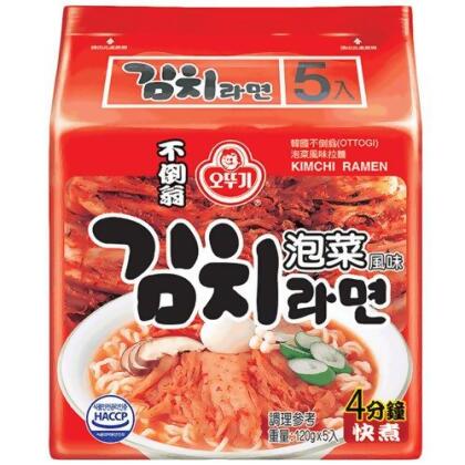 任選滿額999出貨【韓國不倒翁】泡菜拉麵 