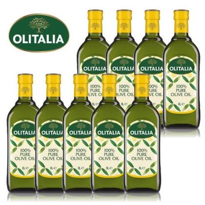 【奧利塔olitalia】純橄欖油1000ml (9瓶團購組A230002x9) 