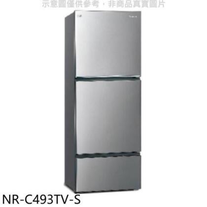 Panasonic國際牌 496公升三門變頻晶漾銀冰箱(含標準安裝)【NR-C493TV-S】 