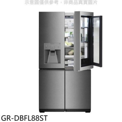 LG樂金 851公升敲敲看自動製冰門外SIGNATURE冰箱(含標準安裝)全聯700元【GR-DBFL88ST】 