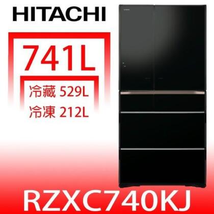 日立家電 741公升六門變頻冰箱(含標準安裝)【RZXC740KJXK】 