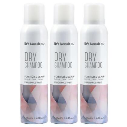《台塑生醫》Dr’s Formula 510淨油蓬鬆乾洗髮噴霧(淨味無香)180ml*3入 