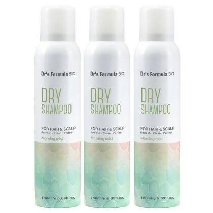 《台塑生醫》Dr’s Formula 510淨油蓬鬆乾洗髮噴霧(晨霧淡香)180ml*3入 