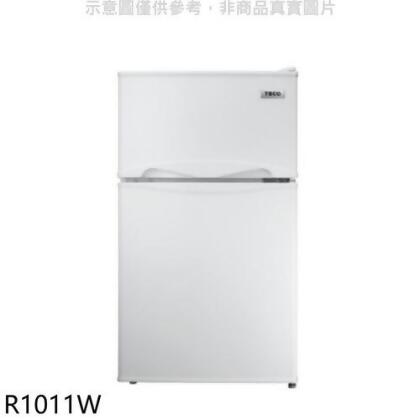 東元 101公升雙門白色冰箱(含標準安裝)【R1011W】 