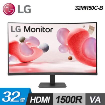 【LG 樂金】32MR50C-B 32型 VA 100Hz 曲面護眼窄邊框螢幕 