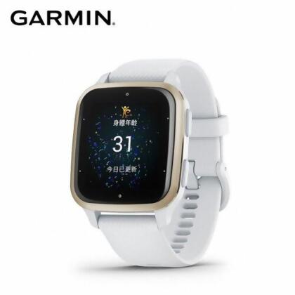 【GARMIN】VENU SQ 2 GPS智慧腕錶 - 極致白 