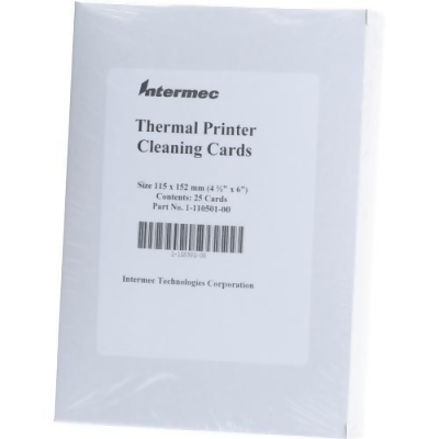 Intermec 1-110501-00 Intermec Cleaning Card - 25 / Pack 