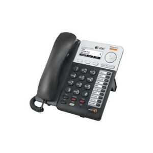 At T Sb67025 Synapse Dect 6.0 Corded Extra Deskset Features 1-16 Line Operation / VoIP / Up to 10 Calls Simultaneously - All