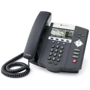 Refurbished Polycom SoundPoint Ip 450 Corded VoIP Phone 3 Line PoE 2200-12450-025 Refurbished - All