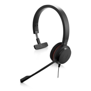 Jabra Evolve 20 Uc Mono Corded Headset Optimized for Unified Communication w/ Usb Adapter - All
