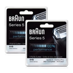 Braun 8000CP/51s 2-Pack Replacement Foil and Cutter Combo 2-Pack - All