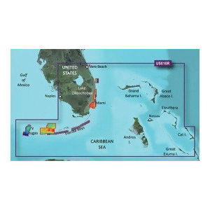 Garmin Bluechart g2 vision Vus010r Southeast Florida Navigational Software 010-C0711-00 Sd Card - All