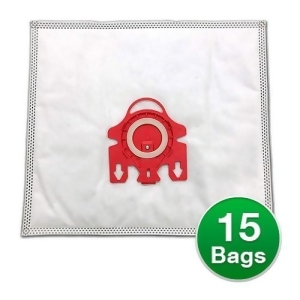 Replacement Type Fjm Allergen Plastic Collar Vacuum Bags For Miele Galaxy Series S4580 3 Pack - All