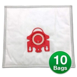 Replacement Type Fjm Allergen Plastic Collar Vacuum Bags For Miele Ivory Jewel S247 2 Pack - All