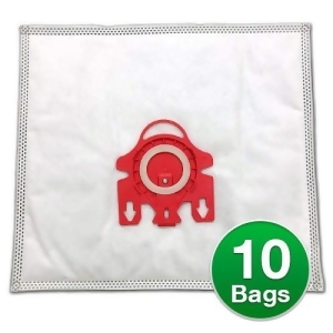 Replacement Type Fjm Allergen Plastic Collar Vacuum Bags For Miele Galaxy Series S4580 2 Pack - All