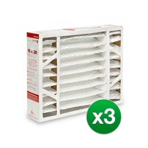 Replacement Pleated Air Filter For Honeywell Fc100a1003 Furnace 16x20x4 Merv 11 3 Pack - All