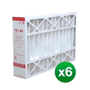 Replacement Pleated Air Filter For Honeywell Fc200e1029 Furnace 16x25x4 Merv 11 6 Pack - All
