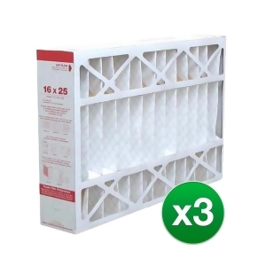 Replacement Pleated Air Filter for Honeywell 16x25x4 Merv 11 3-Pack - All
