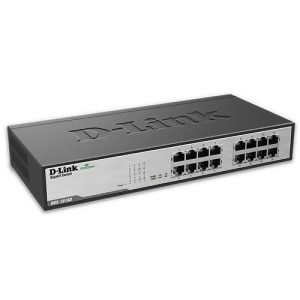 D-link Dgs-1016d 16-Port Unmanaged Rackmount/Desktop Gigabit Switch - All