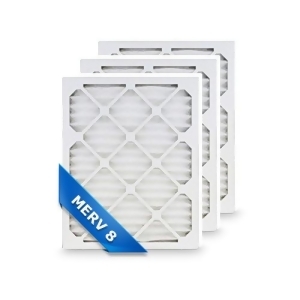 High Quality Pleated Furnace Air Filter 16x16x1 Merv 8 3-Pack - All