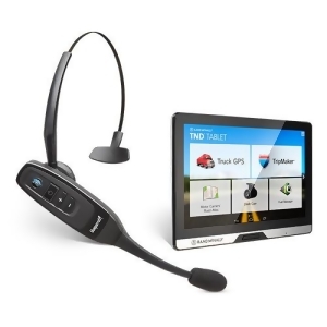 Blueparrott C400-xt Wireless Headset w/ Rand Mcnally Tnd Tablet 80 Vehicle Navigation System - All