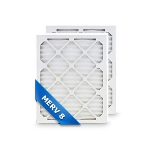 High Quality Pleated Furnace Air Filter 16x16x1 Merv 8 2-Pack - All