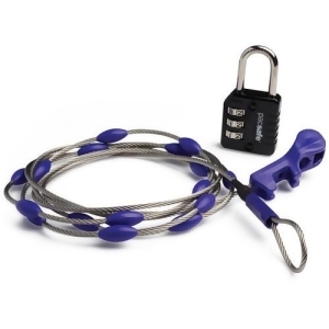Pacsafe Wrapsafe Adjustable Cable Lock with Storage Pouch - All