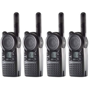 Motorola Cls1110 Professional 2-Way Radio / 2 Mile Range- 4 Pack - All