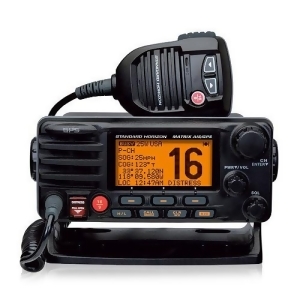 Standard Horizon Gx2200 Matrix Vhf Radio Black Marine Tranceiver with Integrated Ais Gps - All