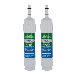 Replacement Water Filter for Samsung Rm255lawp/xaa Refrigerators- 2 Pack - All