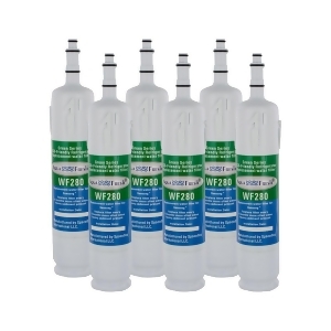 Replacement Water Filter for Samsung Rm255lars/xaa Refrigerators- 6 Pack - All