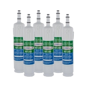 Replacement Water Filter for Samsung Rm255lash Refrigerators- 6 Pack - All