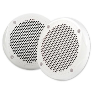 Fusion Ms-fr6520 White Two Way Marine Speakers with Uv resistant Grilles - All