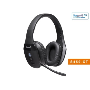 Blueparrott S450-xt Advance Noise-Cancelling Microphone Headset w/ 80 % Ambient Noise Suppression - All