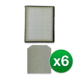 Replacement Vacuum Filter F/ Riccar 1500M Vacuum Model 6-Pack - All