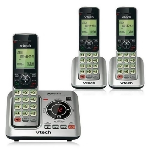 Vtech Cs6429-3 Cordless Phone w/ Digital Answering System and 2 Extra Handsets - All