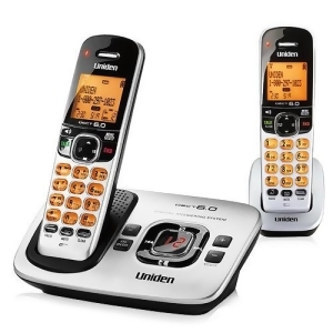 Uniden D1780-2 Cordless Phone w/ Backlit Lcd Display 2 Extra Handsets - All