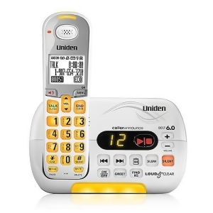 Refurbished Uniden D3097 Cordless Phone with Voicemail Led Indicator and Headset Jack - All