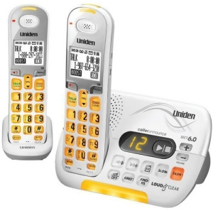 Uniden D3097-2 Cordless Amplified Phone w/ Led Indicator 1 Extra Handset - All