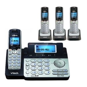 Vtech Ds6151 Base Ds6101-3 Cordless Handsets Combo with Dual Speakerphone - All