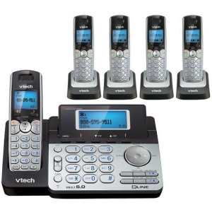 Vtech Ds6151 Base Ds6101-4 Accessory Cordless Handsets Combo - All