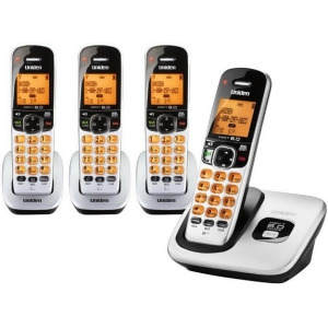 Uniden D1760-4 Cordless Eco Friendly Phone w/ 3 Additional Handsets - All
