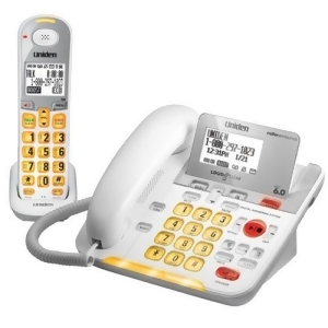 Refurbished Uniden D3098 Big Button Corded/Cordless Amplified Phone w/ Lcd Backlit Display - All