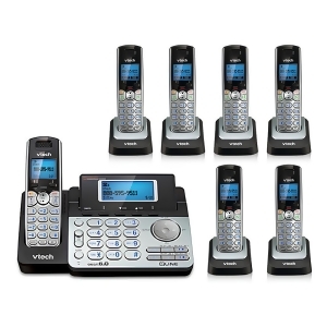 Vtech Ds6151 Base Ds6101-6 Cordless Phone Bundle - All