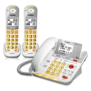 Refurbished Uniden D3098-2-r Amplified Corded/Cordless Phone w/ 1 Additional Handset - All