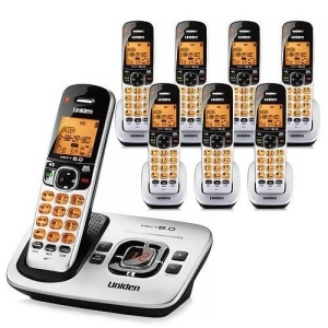 Uniden D1780-8 Cordless Phone w/ Digital Answering System 7 Extra Handsets - All