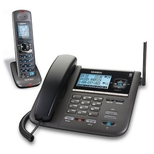 Refurbished Uniden Dect4096 Corded/Cordless Phone w/ Handset Speaker Large Lcd Display - All