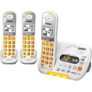 Uniden D3097-3 Amplified Cordless Phone with 2 Additional Handsets - All