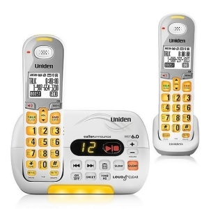 Refurbished Uniden D3097-2 Cordless Amplified Phone w/ Audio Boost 1 Additional Handset - All